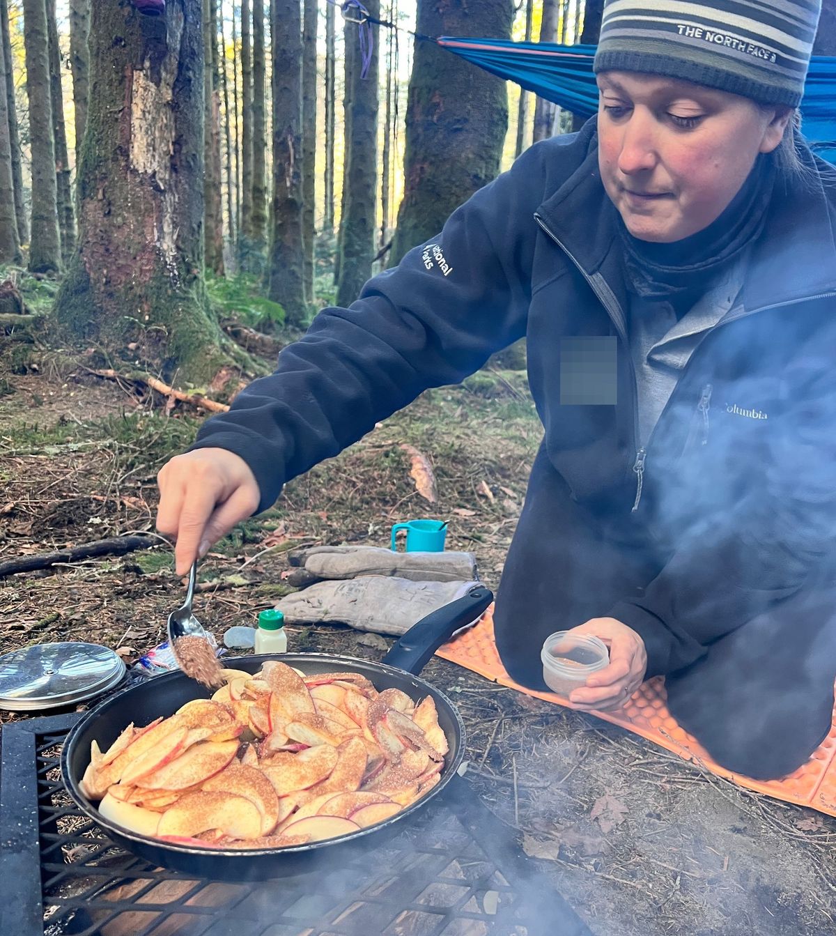 Spiced Halloween Apple Crumble Post feature image