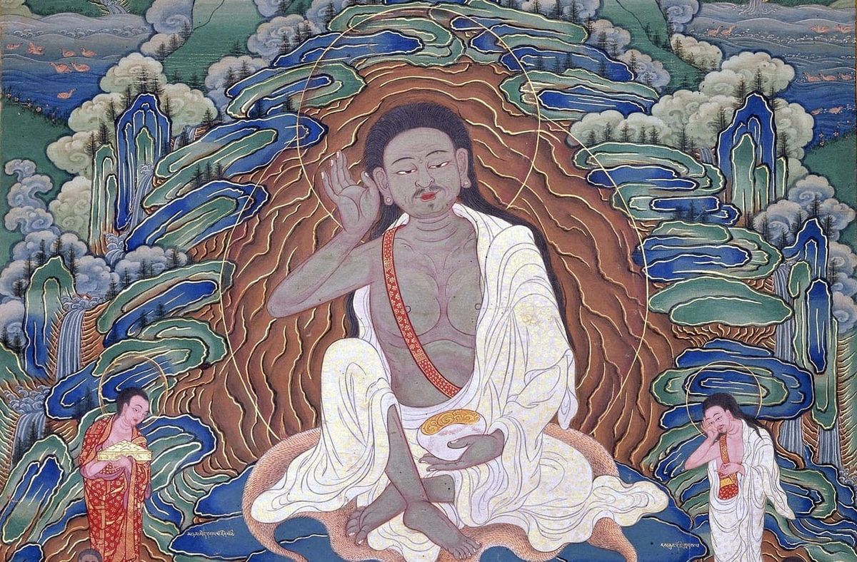 Đức Milarepa và người phụ nữ được phái đến đầu độc Ngài