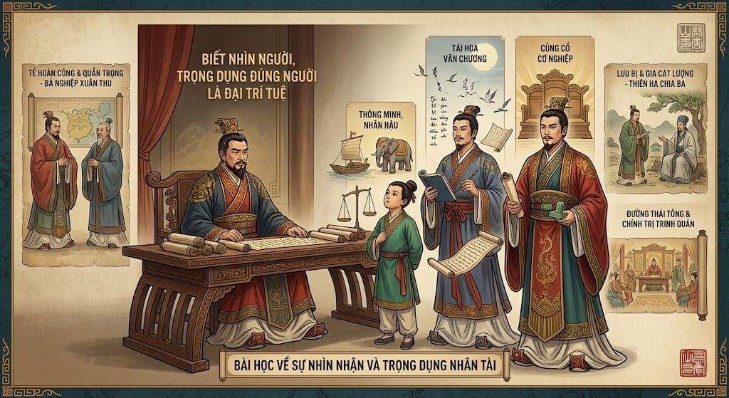 Biết nhìn nhận và trọng dụng đúng người mới là đại trí tuệ