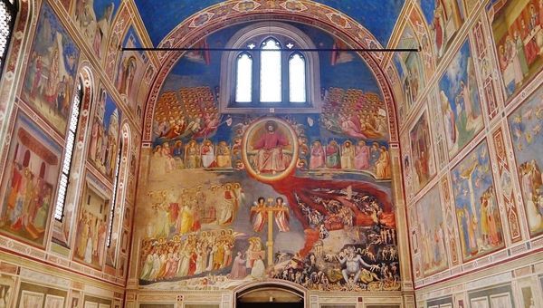 Các tuyệt tác của Giotto: Bức họa 7 đức hạnh và 7 tội lỗi