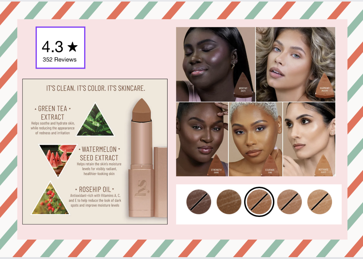 LYS Beauty No Limits Cream Bronzer and Contour Stick