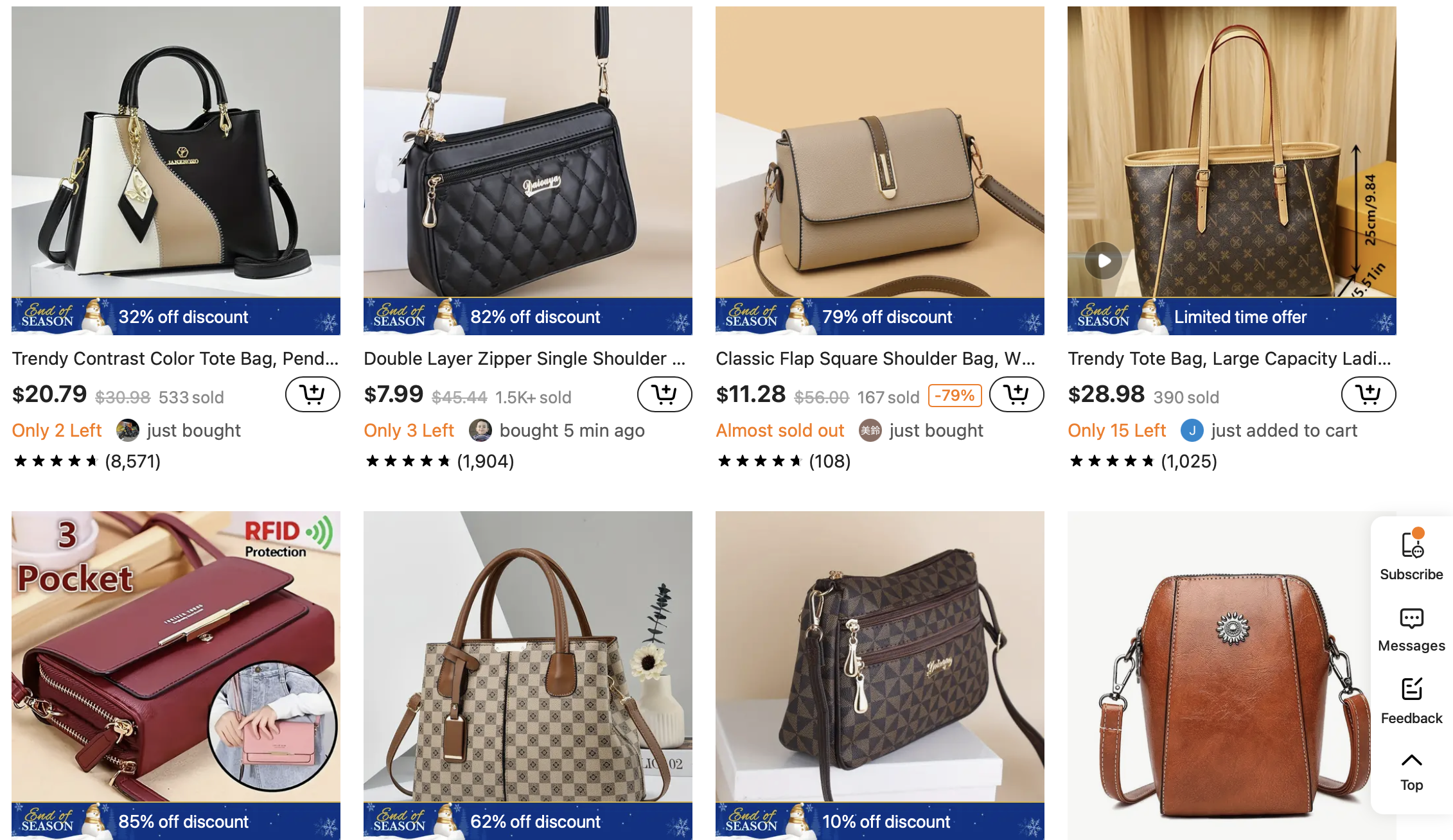 TEMU handbags-not worth it!
