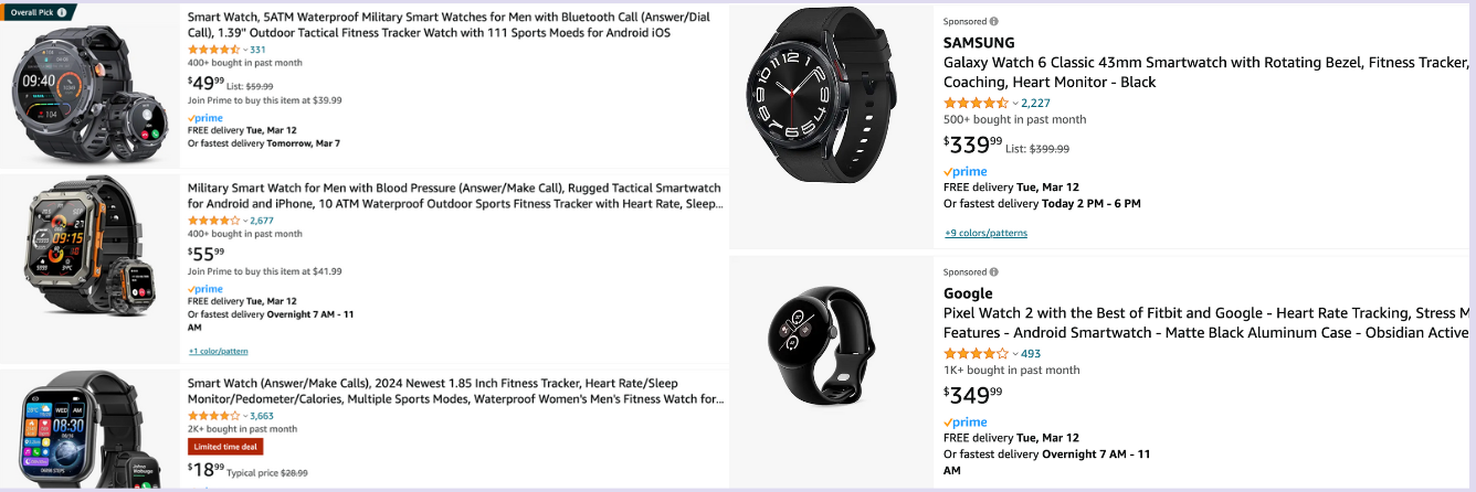 Smartwatch for men