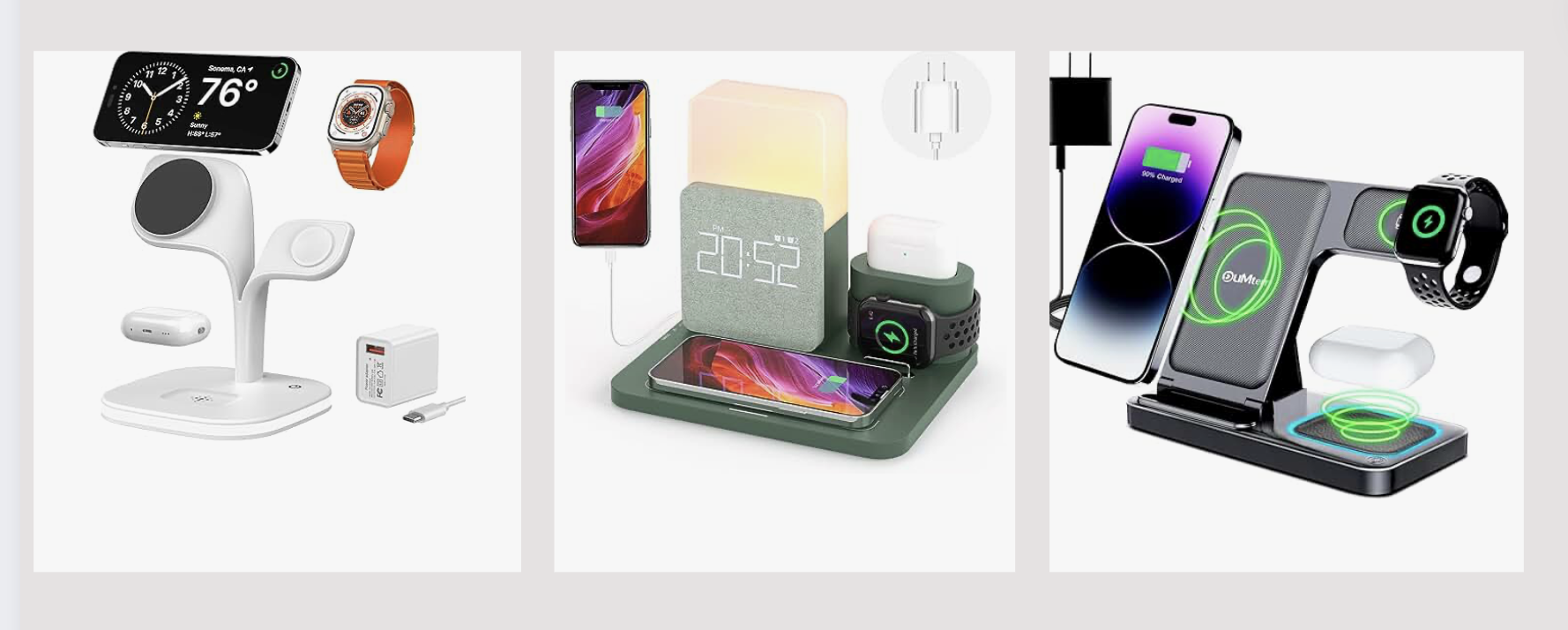 Some examples of Charging Docks