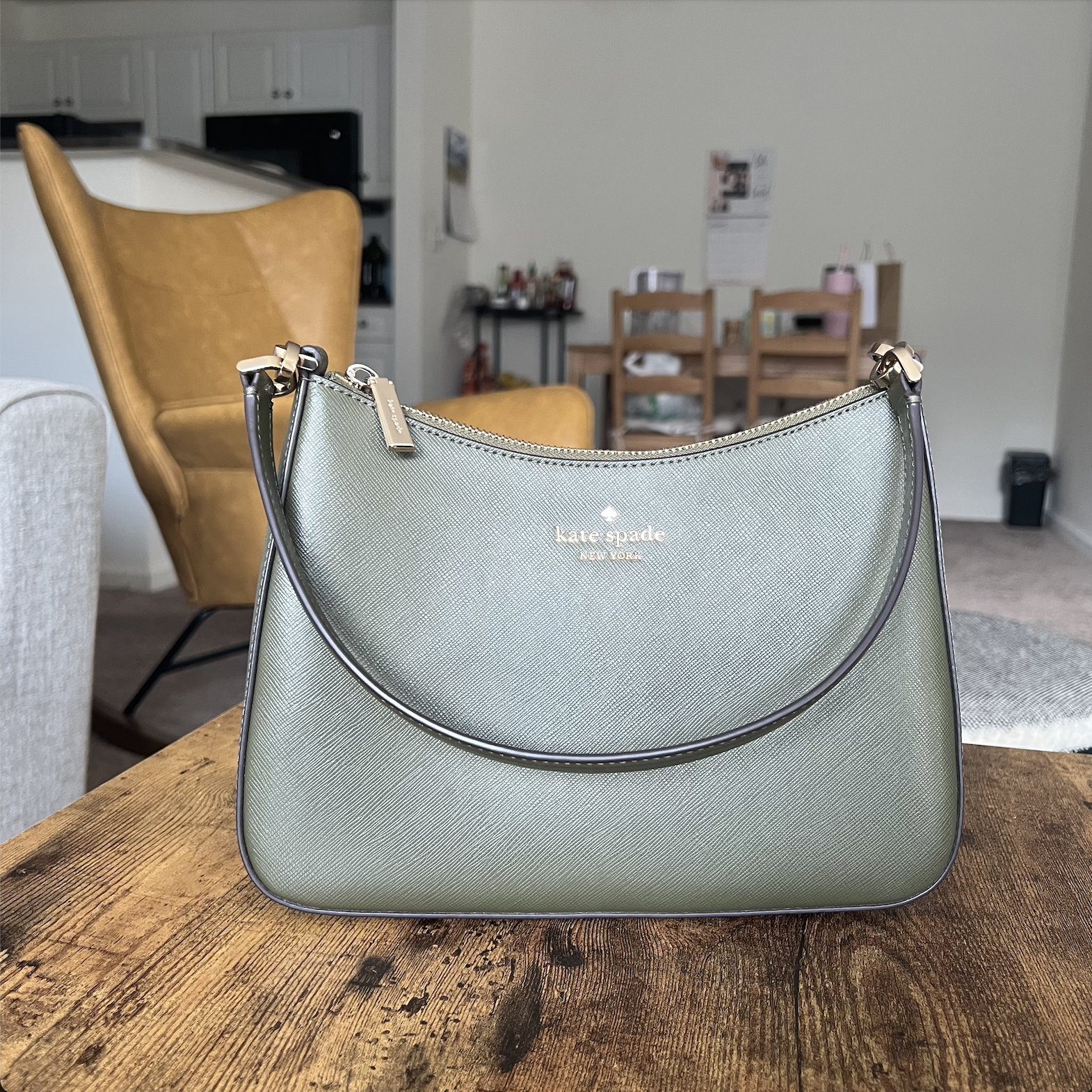 Kate Spade Madison Shoulder Bag in Seaweed