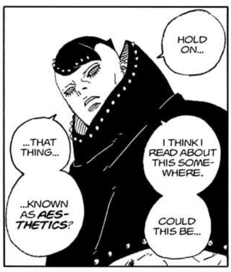 Jura: I think I read about this somewhere. Could this be... that thing... known as AESTHETICS?