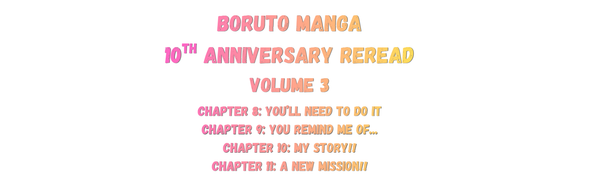Boruto 10th anniversary reread volume 3