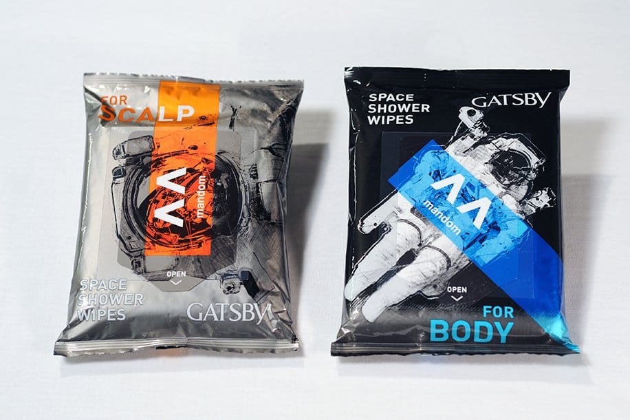 GATSBY潔膚濕巾創造無水環境的沐浴體驗