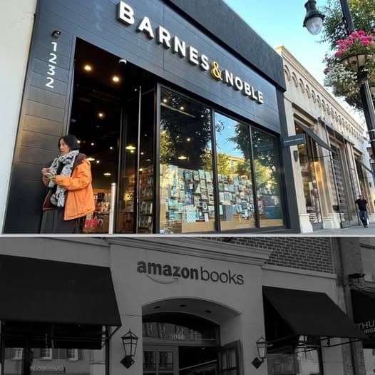 面對 Amazon 的競爭，Barnes & Noble 透過門市選書自主、店員推薦與陳列改革，重新發揮實體書店的優勢。