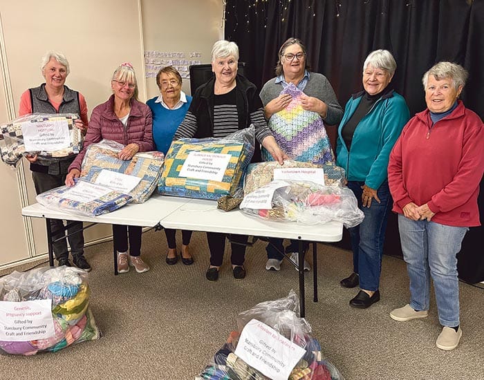 Stansbury crafters complete their 26th annual care-a-thon