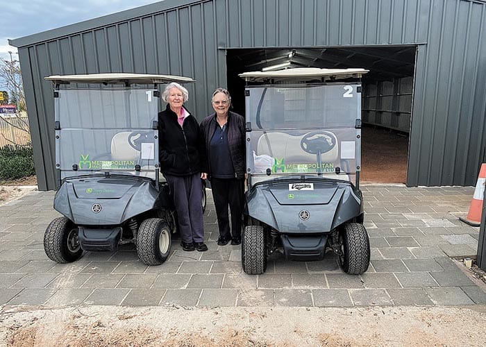 Cart shed grows