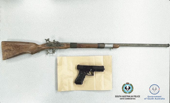 Drug and firearm arrest in Kadina