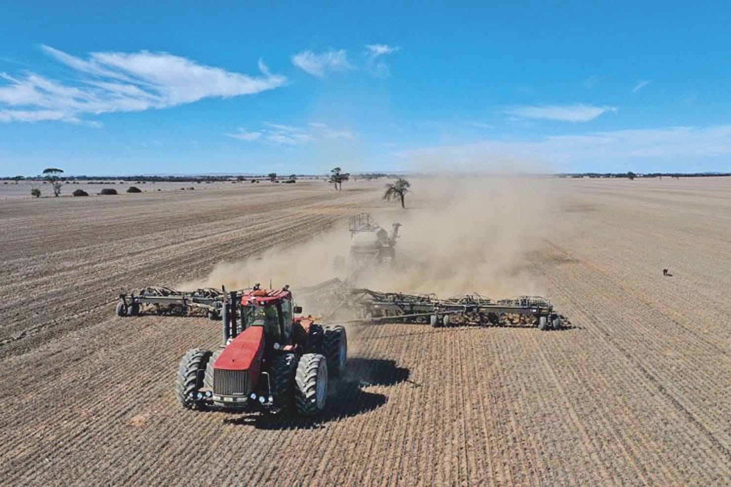 Dry start for seeding