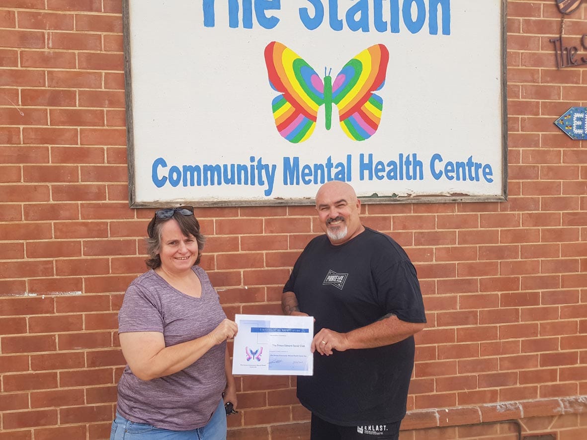 Local club supports mental health centre