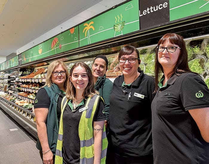 More quiet time at Woolworths