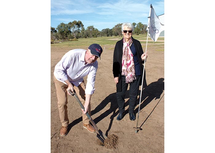 Sod turned for Rivers Practice Green