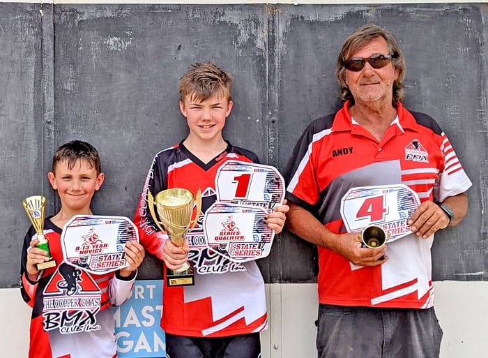 BMX State Series trophies awarded