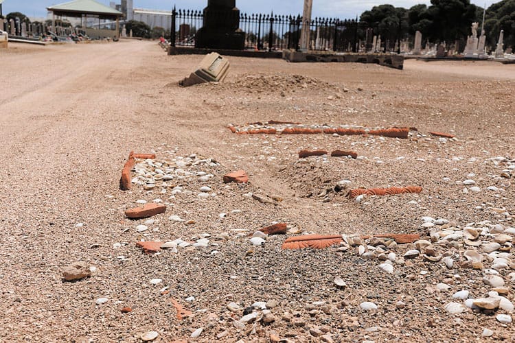 Calls to be cautious in cemeteries
