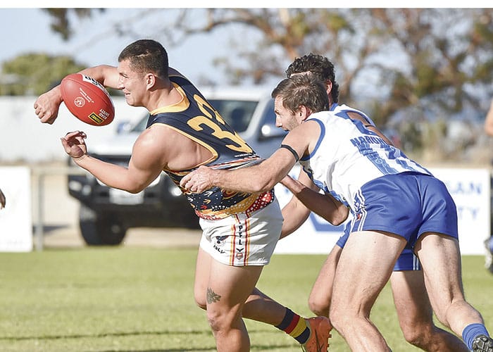 YPFL: Crows outmuscle Kangaroos in tough Ardrossan conditions