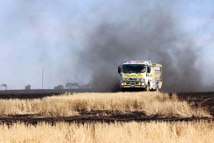 Blaze burns 40 hectares at Thomas Plains