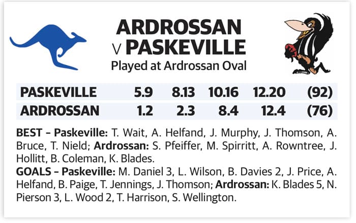 YPFL: Big first half lifts Magpies