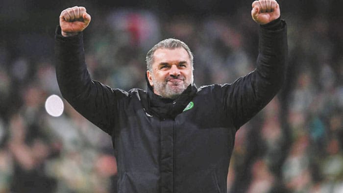 Ange living it up at Celtic
