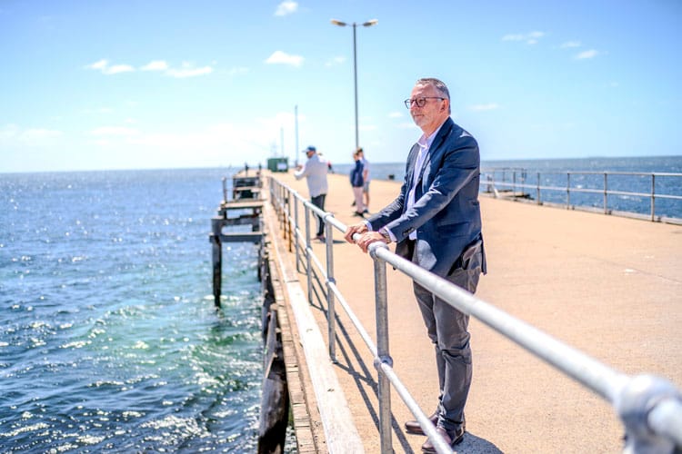 Out at sea over jetty funding push