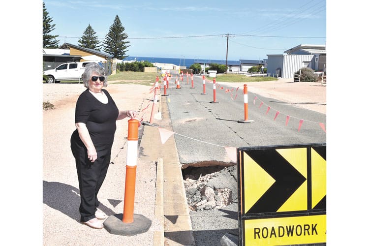 PERILOUS PERFORATIONS - More holes in Port Hughes street
