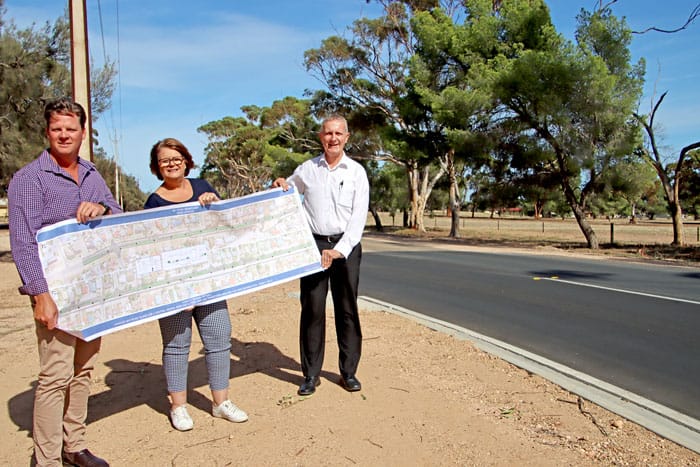 Bay Road works rolling