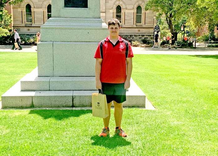 Oscar earns STEM scholarship at uni