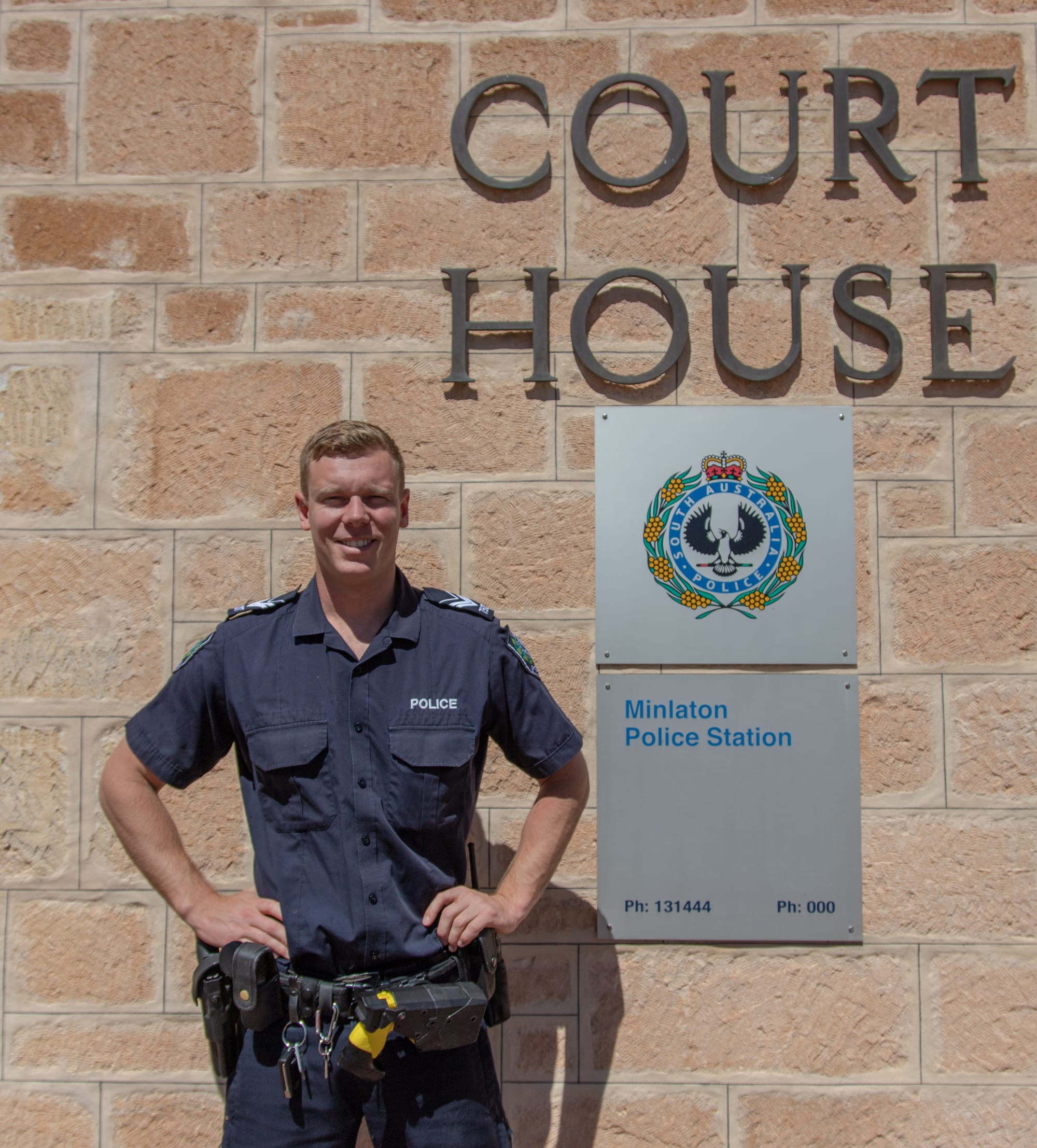 Ross Taylor joins Minlaton police