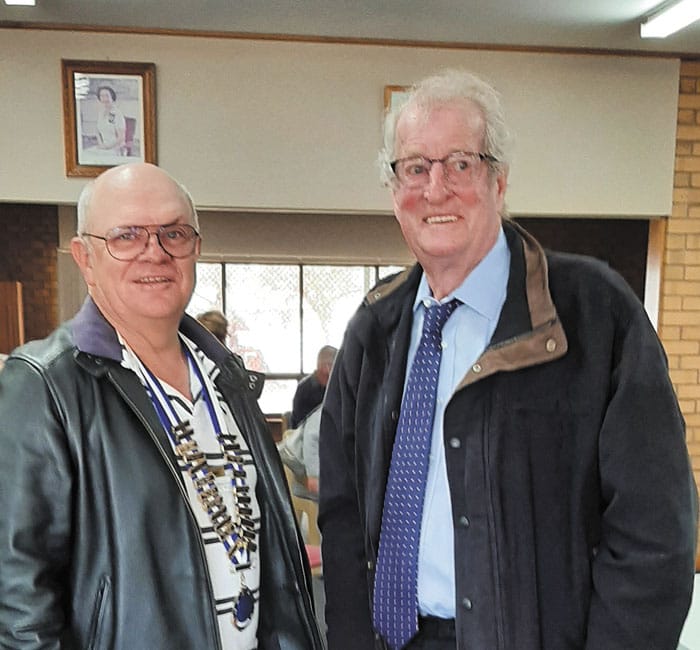 The Old Fella talks at Probus