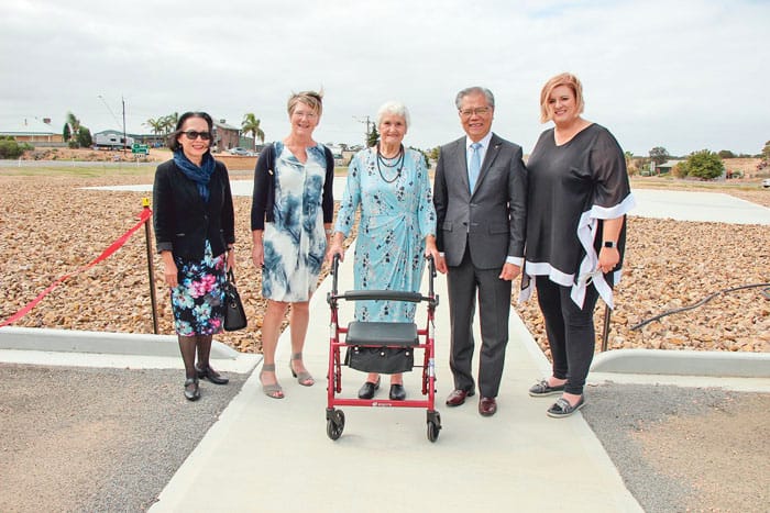 Governor officially opens the Pt Broughton helipad