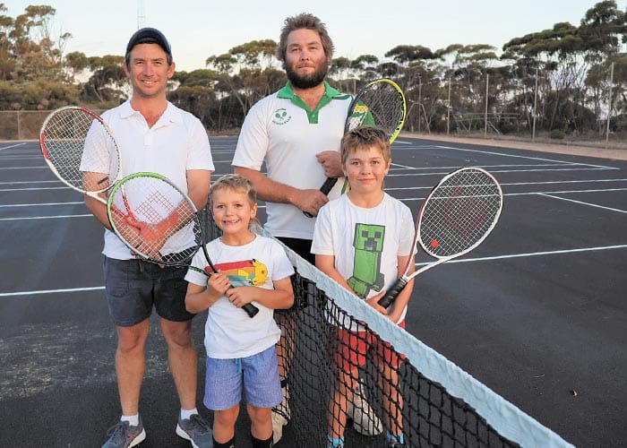 Alford returns serve as new courts bring club back to life