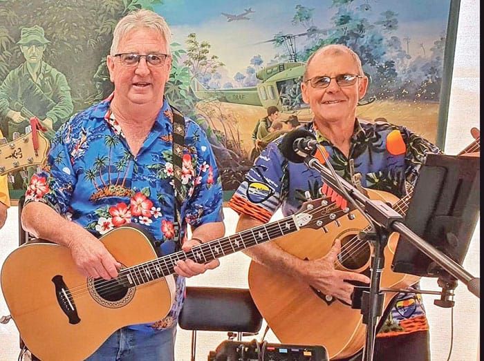 Just Mates duo at YP Veterans and Community Centre dinner dance