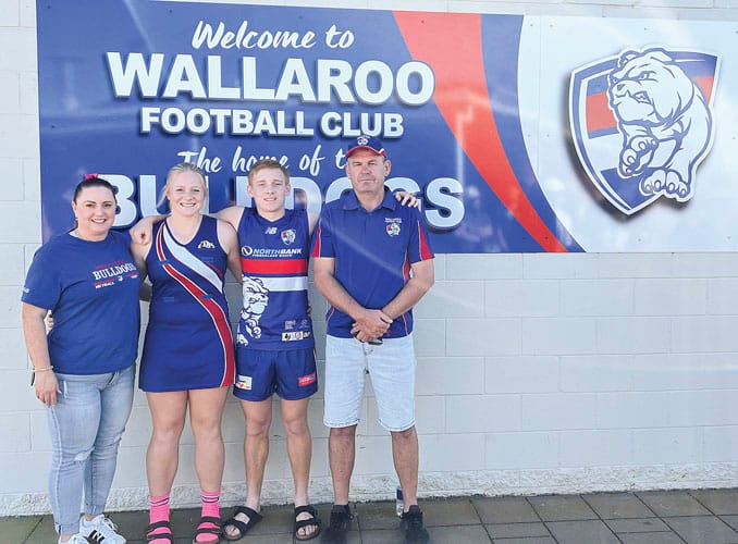 Wood family celebrates double debut