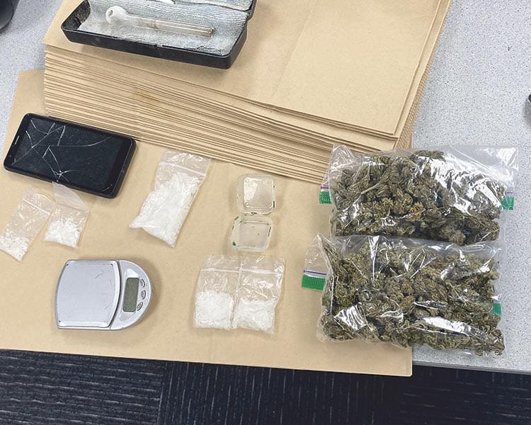 Police: Drugs found following random driver test