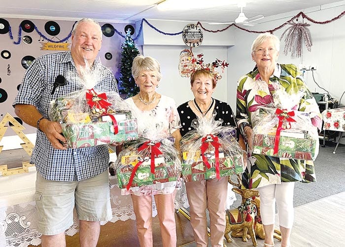 Santa pops in to Kadina garden club
