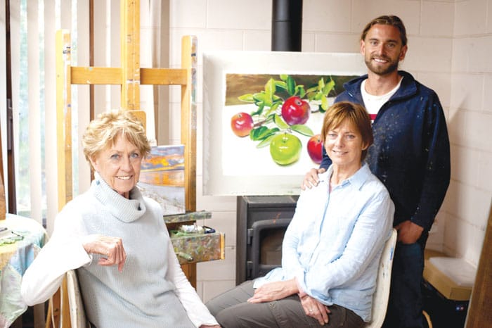 Three generations on show