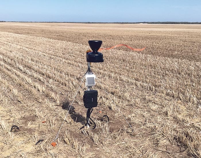 Chaff residues tested