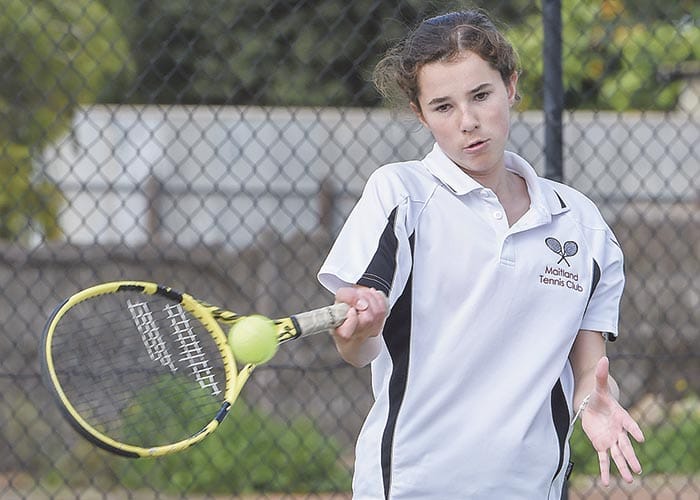 Mid YP junior tennis