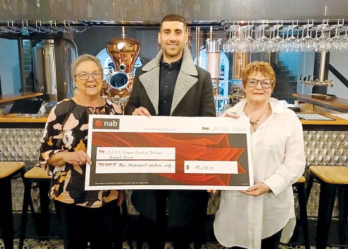 Generous donation to Royal Flying Doctors