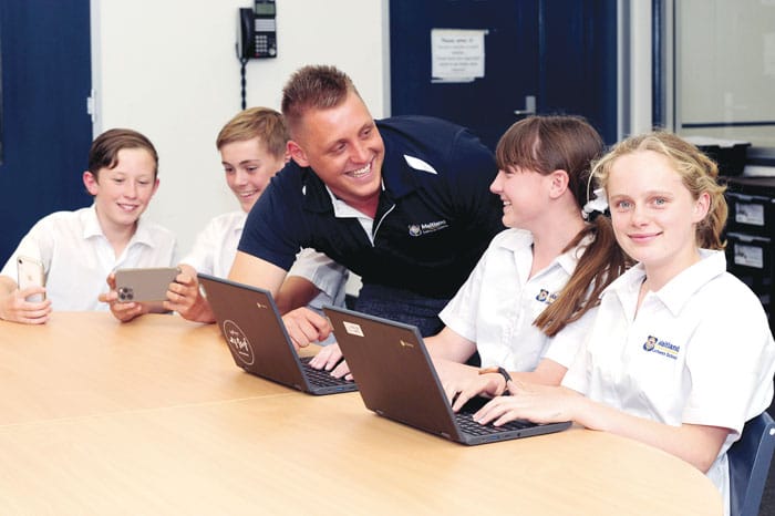 Students staying cyber alert