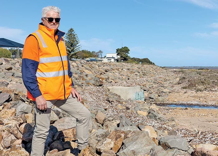 Major works are on track at Fisherman Bay