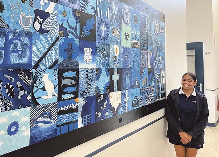 Maitland Lutheran’s striking NAIDOC art