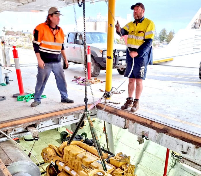 Ferry back but no trips until August