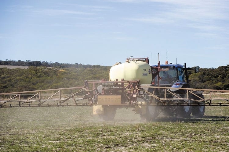 Summer weeds spray warning