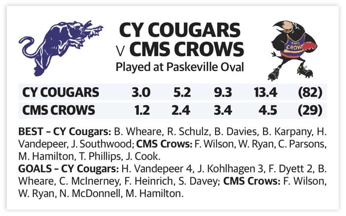 YPFL first semifinal – junior colts
