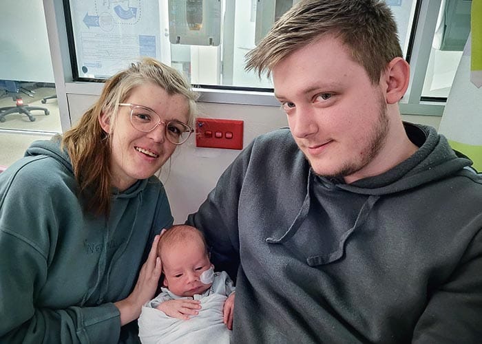 Bernice’s baby joy 26 years after life-saving surgery