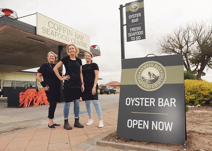 Swimming in seafood at Port Wakefield